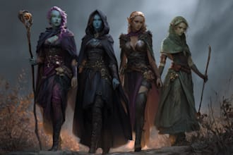 design dnd party and fantasy