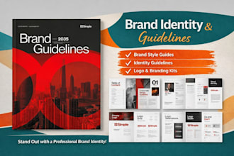 brand style guide, brand identity guidelines, branding kit, brand logo design