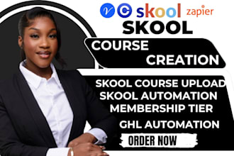 skool community setup ghl automation skool course creation membership tier setup