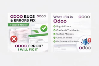 odoo bugs errors and crashes