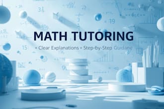 tutor math and help you understand concepts clearly