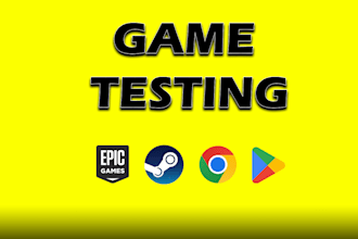 test and review your game on any platform