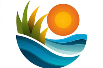 design lawn care and landscape logo