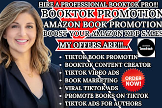 do tik tok book promotion videos ads booktok content creator tiktok vide ads