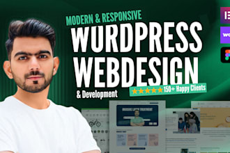 do modern, responsive wordpress webdesign in 10 hours