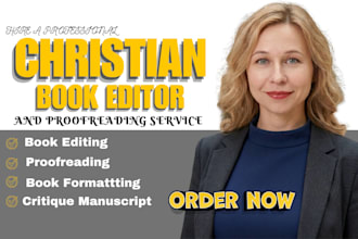 edit, proofread your christian devotional and nonfiction book christian editor