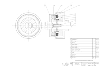 create 2d mechanical part and assembly technical drawings