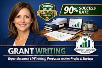 be your expert startup business grant writer for 501c3