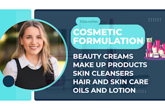 be your cosmetic formulation chemist for organic product