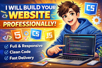 create responsive web sites, frontend and backend