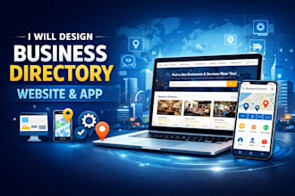 design business directory website and app