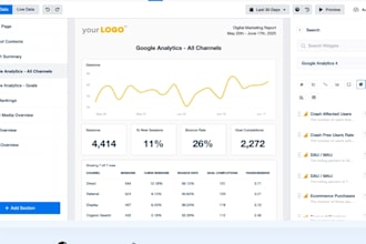 setup agency analytic agency dashboard looker studio for smma agency website