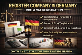 register your company in germany, gmbh, eu registration and vat registration
