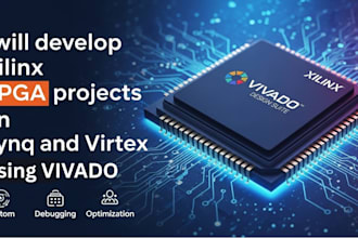 develop xilinx fpga projects on zynq and virtex using vivado