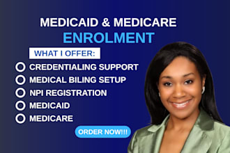 do provider credentialing enrollment for medicaid, medicare, medical billing
