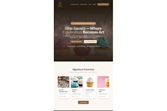 build a clean, single page website for your business