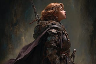 do fantasy female art, dnd illustration