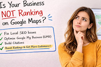 optimize gmb listing fix local SEO issues citation gmb ranking map google map