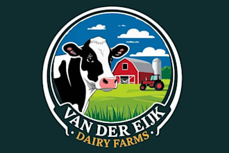create a custom farm or agriculture logo