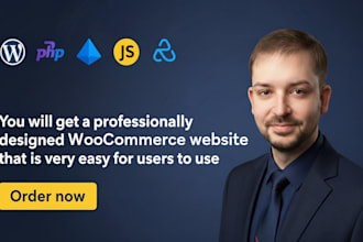 create a modern looking, easy to use wordpress woocommerce shop