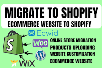 copy clone wordpress to shopify migrate wix ecwide to shopify store migration