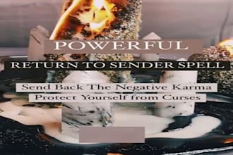 cast powerful return to sender spell, protection spell in 24 hours