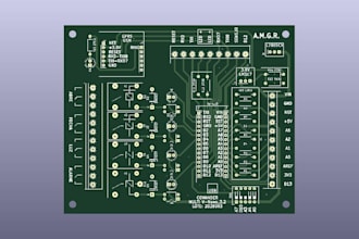 diseñaré esquemas y  placas pcb, archivos gerber y bom