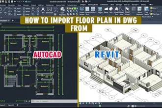 draw architecture drawing full set in autocad and revit