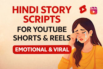 write engaging hindi short video scripts for youtube shorts