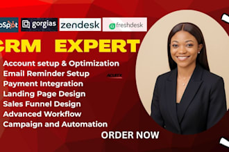 setup zendesk gorgias shopify freshworks  hubspot freshdesk CRM helpdesk