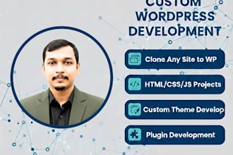 clone any website to wordpress or custom code