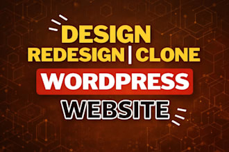 redesign, revamp, duplicate, copy clone wordpress website