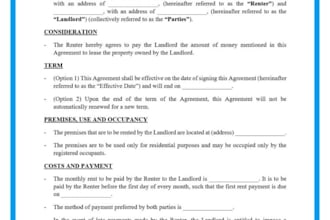 create lease rental agreement vehicle rental partnership nda