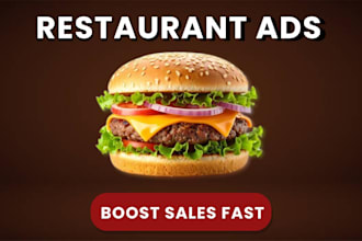 design high converting restaurant facebook and instagram ads