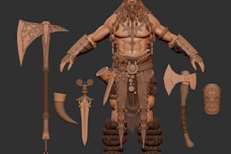 custom 3d characters, armor, weapons, lod, rigging, texturing skyrim, fallout 4
