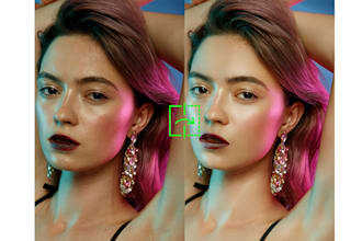 do professional portrait editing and headshots editing in photoshop