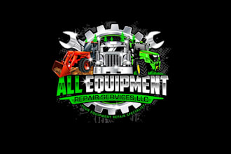 create attractive and imagination equipment logo design