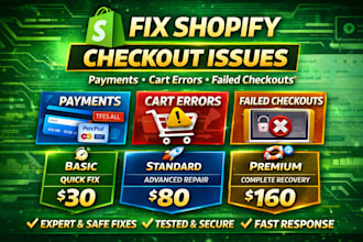 provide expert checkout support, shopify checkout issues