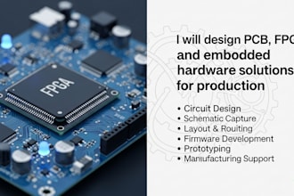 design pcb, fpga, and embedded hardware solutions for production