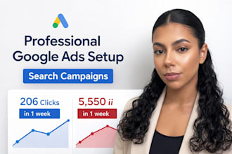 create and optimize google ads search campaigns
