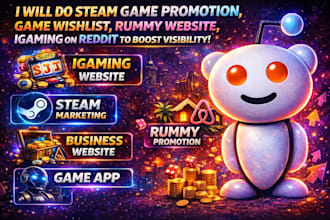 do best igaming, steam, rummy website and game app on reddit to boost visibility