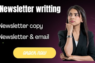 create high converting newsletters and email campaigns
