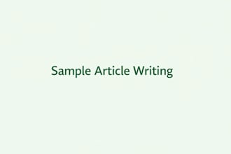 article blog writing services