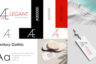 create a brand focused custom logo with a professional and unique design
