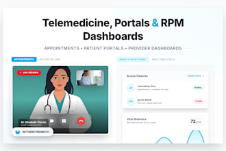 develop secure telemedicine and healthcare web apps in react and node