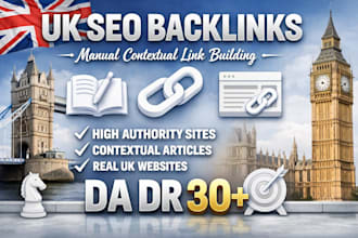 build high quality UK SEO backlinks with manual contextual link building