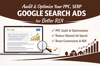audit and optimize your PPC,serp google search ads for better ROI