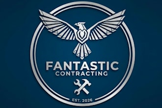 make graceful and fantastic contracting logo design for your brand