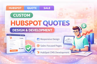 design and develop custom hubspot quote page