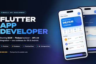 do flutter mobile app development with flutterflow and firebase